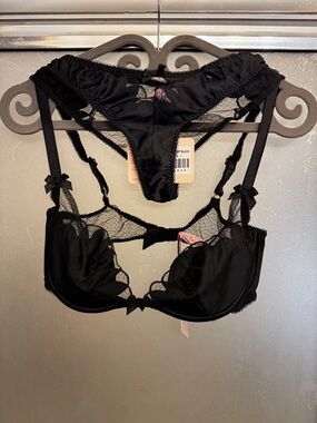 Agent Provocateur Ellin 34D Size 4 Brief set